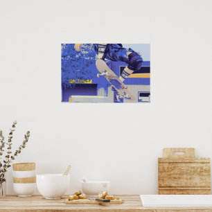 Airtime - Skateboarder Poster