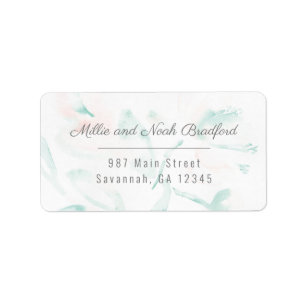 Airy Blooms - Return Address Labels