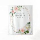 Airy Blush Bridal Shower Backdrop Photo Booth