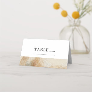Airy Neutral Natural Elements Bohemian Boho Place Card