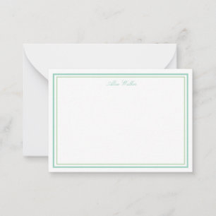 Airy Pastel Elegant Stationery Note Card