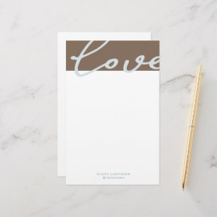 Airy Pastel   Personalized Stationery Paper