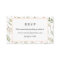Airy Pink wildflowers Wedding  RSVP Online Website