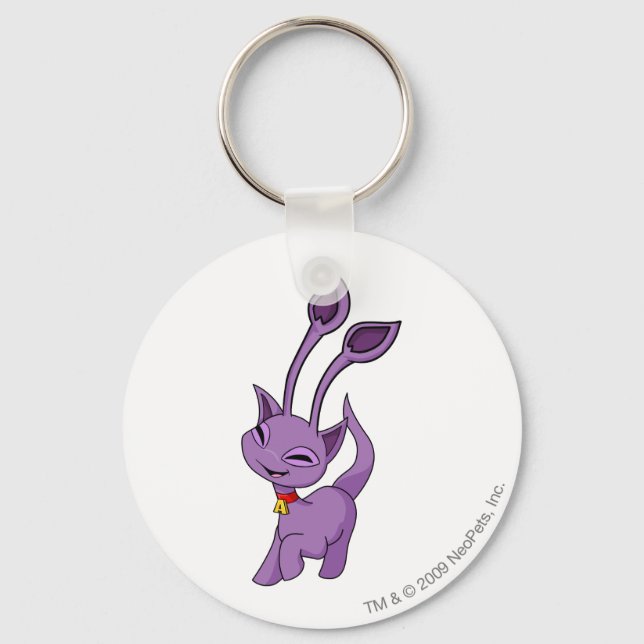 Aisha Purple Key Ring (Front)