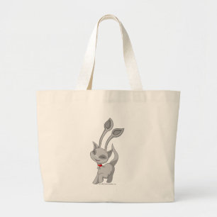 Aisha Silver Large Tote Bag