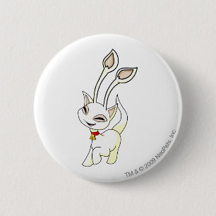 Aisha White 6 Cm Round Badge