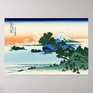 Aishu Shichirihama Beach, Hokusai Poster