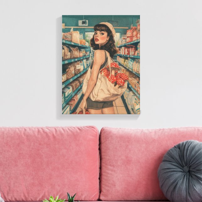 Aisle of Curiosities Canvas Print (Insitu(LivingRoom))