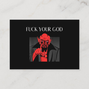 Aist Goat Satan Baphomet GIft Business Card