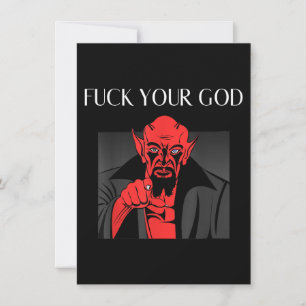 Aist Goat Satan Baphomet GIft Invitation