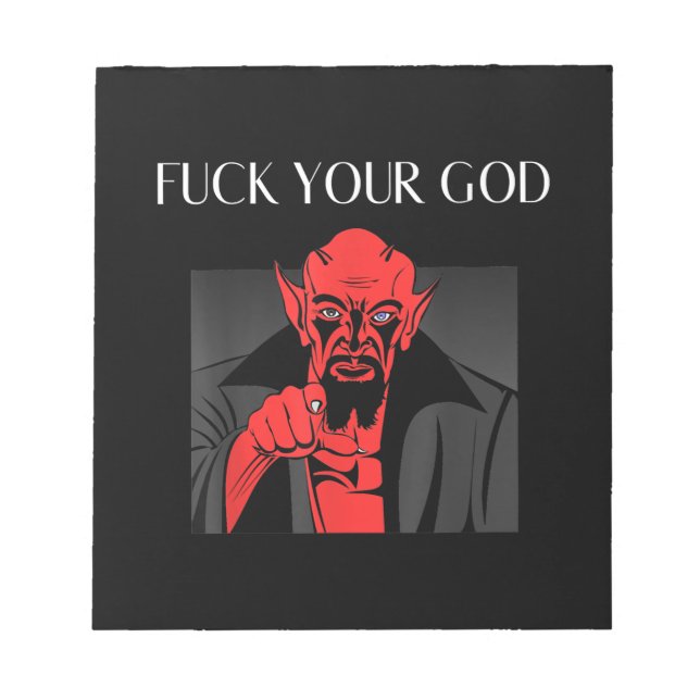 Aist Goat Satan Baphomet GIft Notepad (Front)