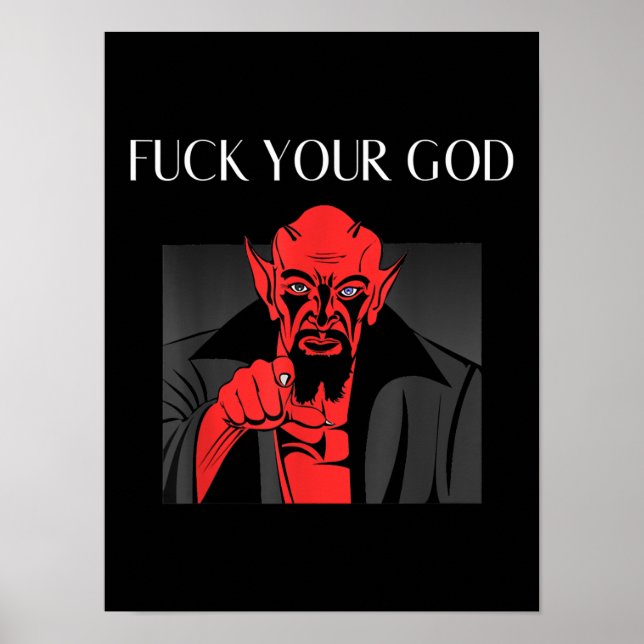 Aist Goat Satan Baphomet GIft Poster (Front)