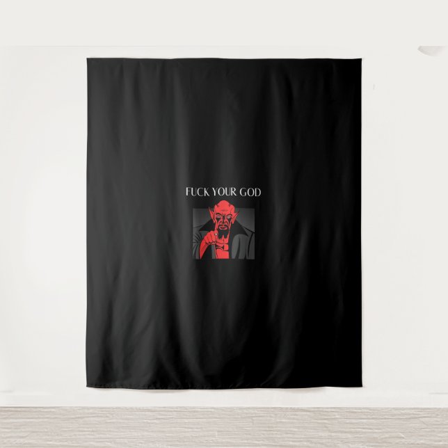 Aist Goat Satan Baphomet GIft Tapestry (Front)