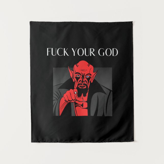 Aist Goat Satan Baphomet GIft Tapestry (Front)