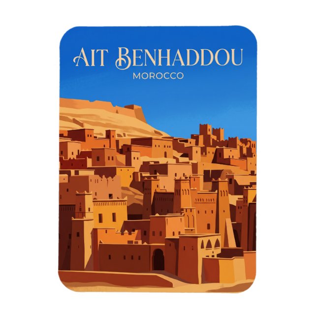 Aït Benhaddou Morocco Magnet (Vertical)