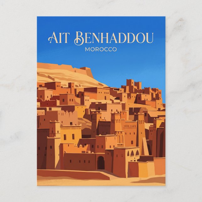 Aït Benhaddou Morocco Postcard (Front)