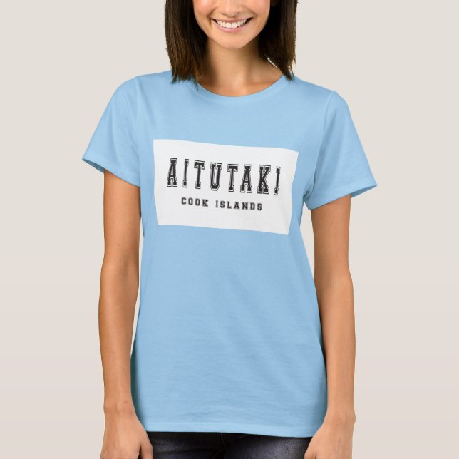 Aitutaki Cook Islands T-Shirt (Front)