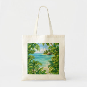 Aitutaki Tropical Island Beach Paradise Tote Bag