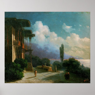 Aivazovsky - Night Near Yalta 1866 Poster