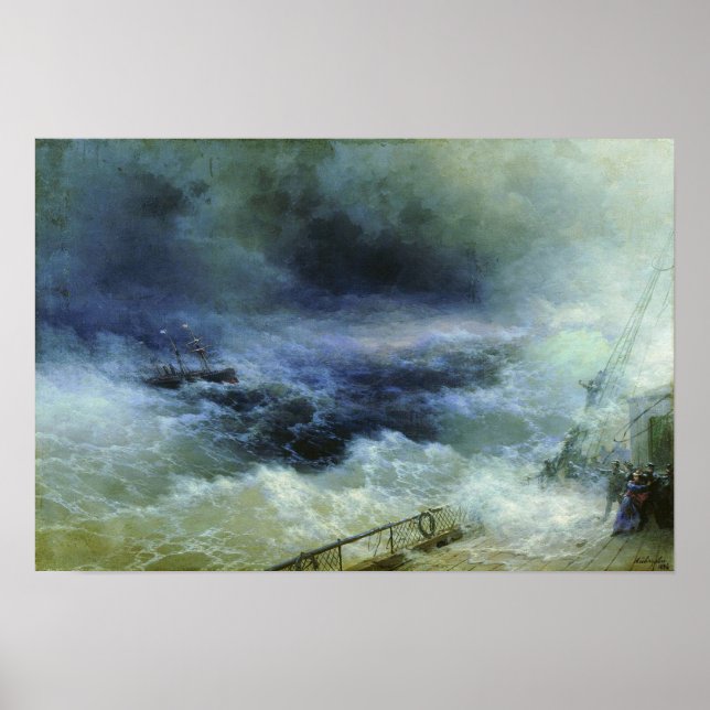 Aivazovsky - Ocean 1896 Poster (Front)