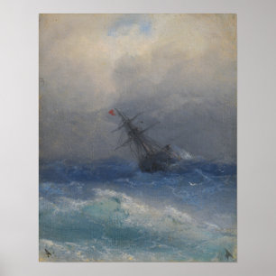 Aivazovsky - Shipwreck Poster