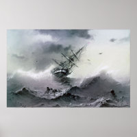 Aivazovsky - Sinking Ship