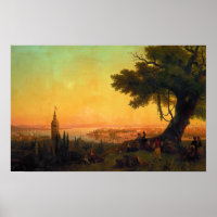 Aivazovsky - View Of Constantinople By Evening Li…