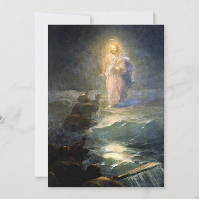 Aivazovsky - Walking on the Water Card (Front)