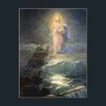 Aivazovsky - Walking on the Water Postcard<br><div class="desc">Walking on the Water,  fine art painting by Ivan Aivazovsky,  1888</div>
