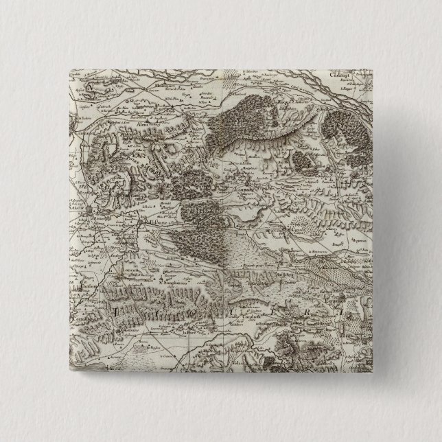 Aix 15 Cm Square Badge (Front)