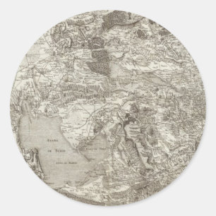 Aix Classic Round Sticker