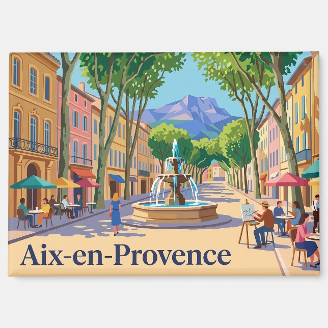 Aix-en-Provence France Magnet (Front)