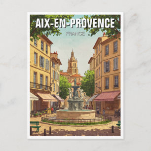 Aix-en-Provence France Travel Postcard