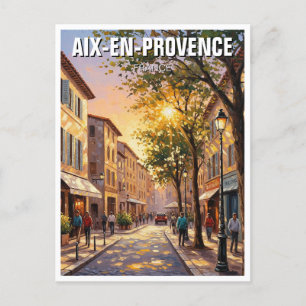 Aix-en-Provence France Travel Postcard