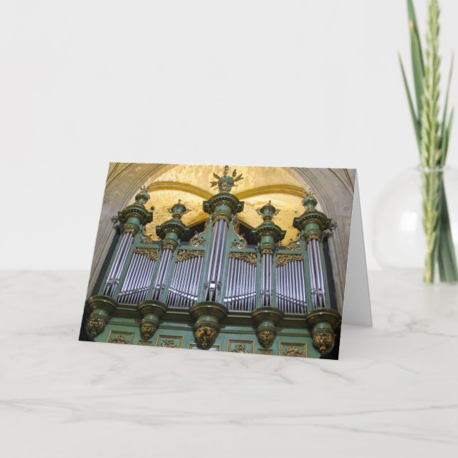 Aix-en-Provence organ greeting card (Front)