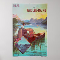 Aix-les-Bains,France,Travel Poster