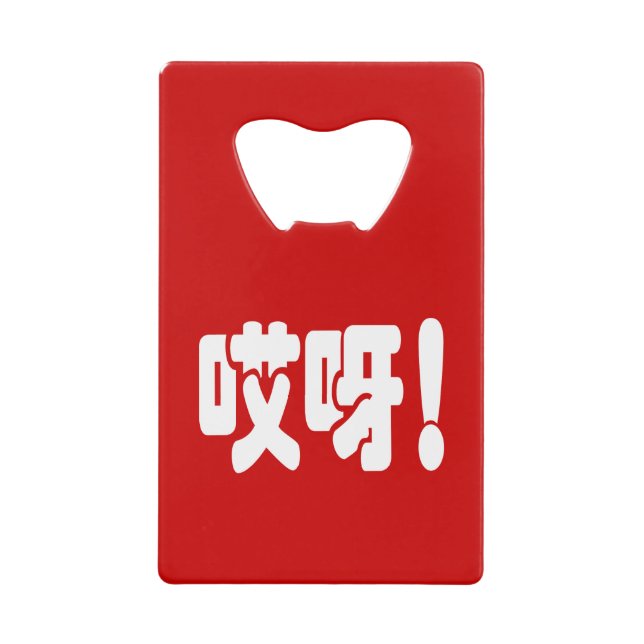 Aiya! 哎呀! OMG! Chinese Hanzi Language (Front)