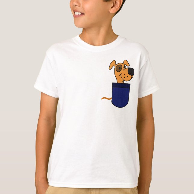 AJ- Pup in a Pocket Shirt (Front)