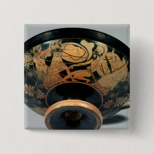 Ajax, urged on by Athena 15 Cm Square Badge
