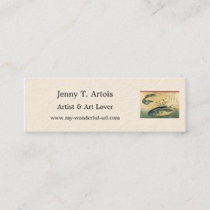Aji & Ebi - Hiroshige's Colourful Japanese Fish Mini Business Card