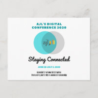 AJL Digital Conference 2020 Postcard
