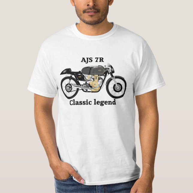 AJS 7R Classic Bike Tshirt (Front)