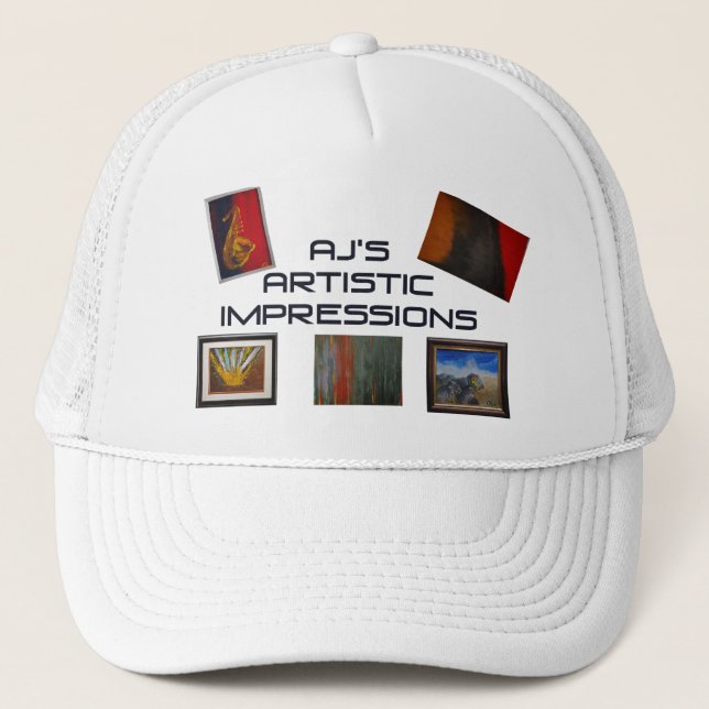 AJ's Artistic Impressions Trucker Hat (Front)