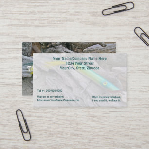 AJS Popper "Water Dragon" Saltwater Fishing Lure Business Card