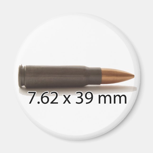 AK47 Ammo 7.62x39mm Round Magnet (Front)