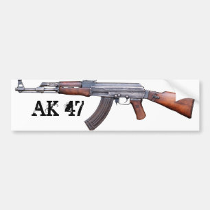 AK-47 BUMPER STICKER