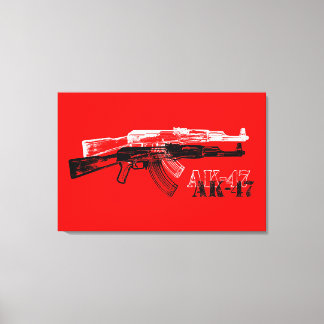 AK 47 CANVAS PRINT