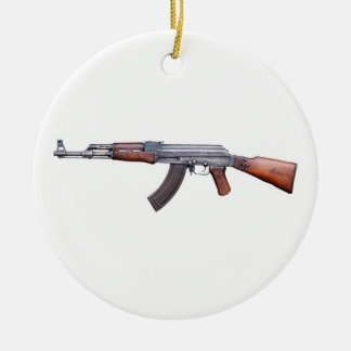 AK-47 CERAMIC TREE DECORATION