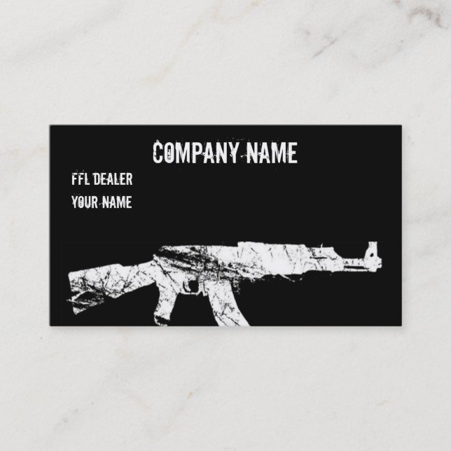 ak 47 ffl business card (Front)