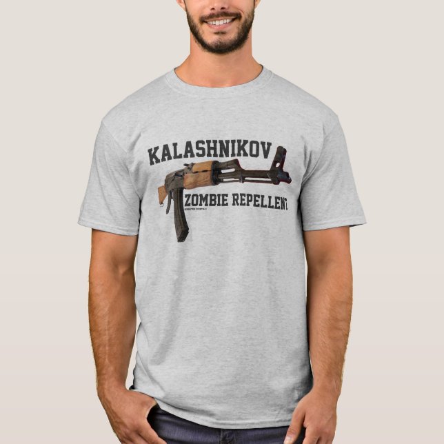 AK-47 - Zombie Repellent T-Shirt (Front)